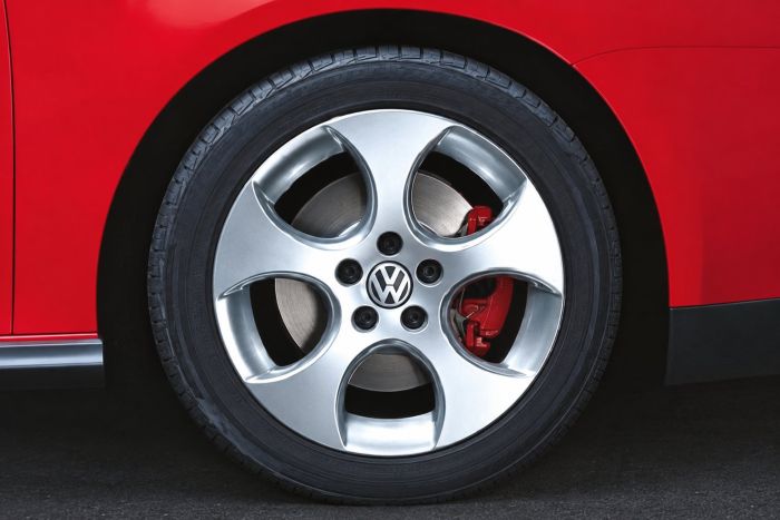Volkswagen Golf 5 (1K) lichtmetalen velg Denver 7,5x17 ET51 - hoogglans chroom