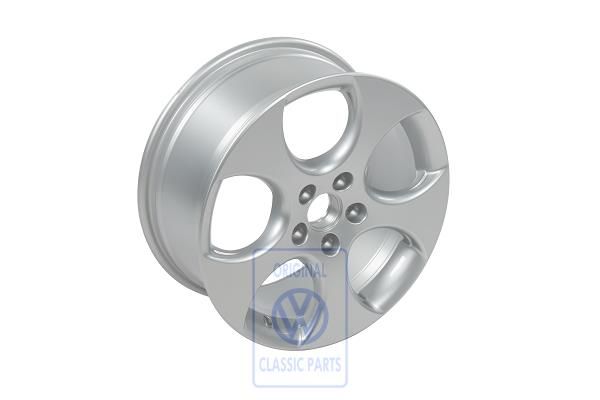 Volkswagen Golf 5 (1K) lichtmetalen velg denver 7,5Jx17 H2 ET51 5x112 - zilver
