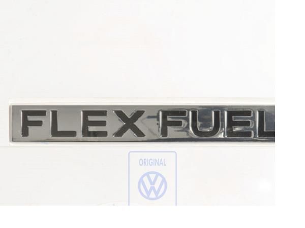 Volkswagen FLEX FUEL-embleem achter