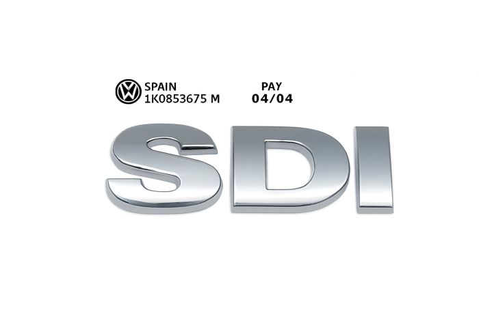 Volkswagen Golf 5 (1K) embleem - chroom
