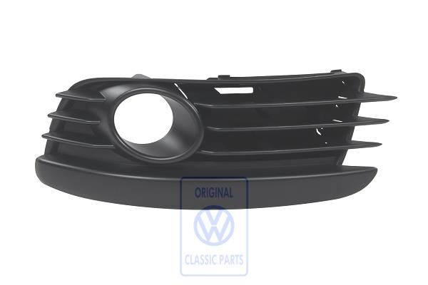 Volkswagen Golf 5 (1K) ventilatierooster voor links - satijnzwart, R-Line