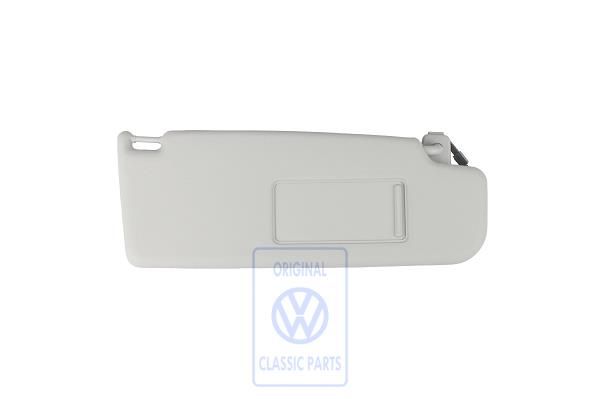 Volkswagen zonneklep met verlichte spiegel - rechts, parelgrijs