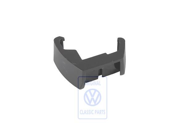 Volkswagen Golf 5 (1K) afdekking stoelrail - linksachter, satijnzwart