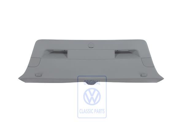 Volkswagen Golf 5 (1K) achterklepbekleding onder - kunstgrijs, sedan
