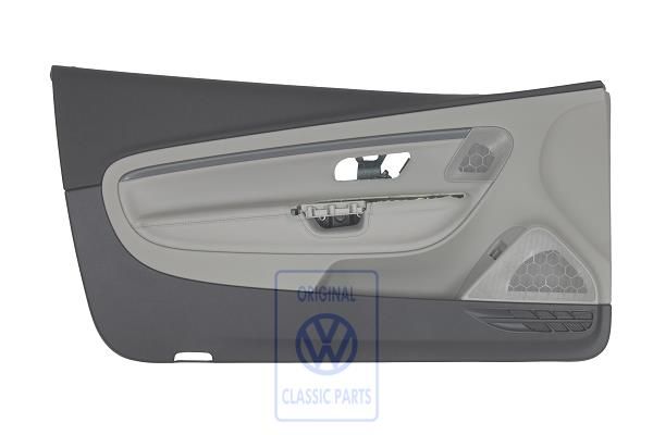 Volkswagen Eos (1F) deurpaneel - links, titaanzwart/moonrock, kunstleer