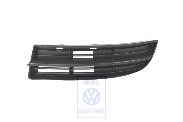 Volkswagen ventilatierooster bumper - links, satijnzwart