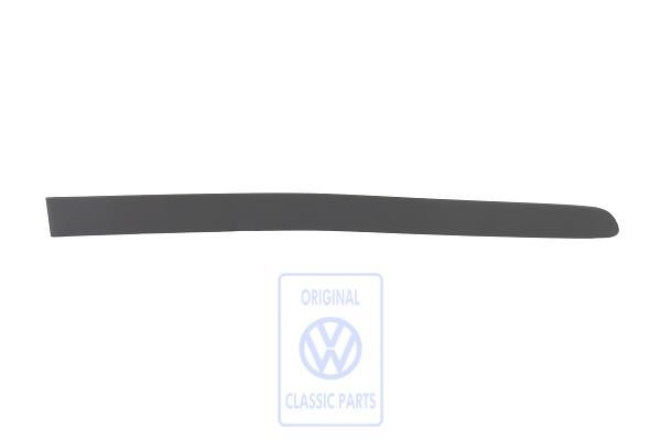 Volkswagen Touran 1 (1T) beschermlijst achterportier - rechts, satijnzwart
