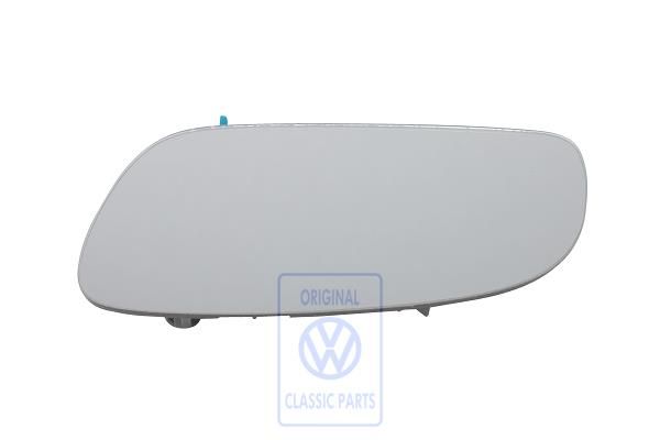 Volkswagen Touran 1 (1T) spiegelglas vlak, verwarmd met draagplaat - links