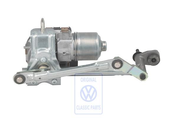 Volkswagen Touran 1 (1T) ruitenwissersteun met motor - rechts
