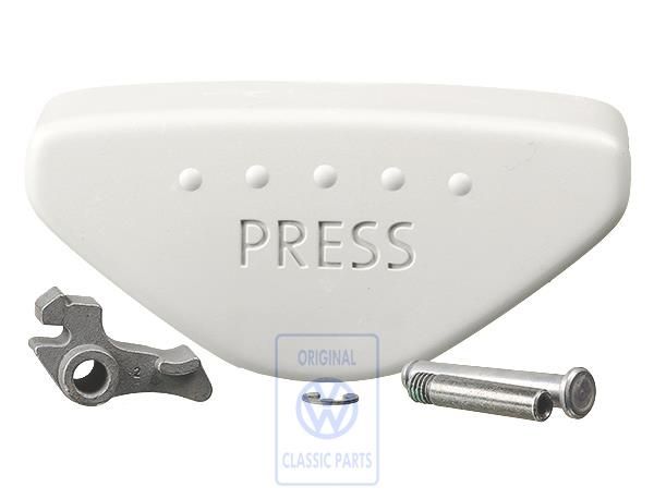 Volkswagen New Beetle (9C) reparatieset drukknop cabriokapsluiting - parelgrijs