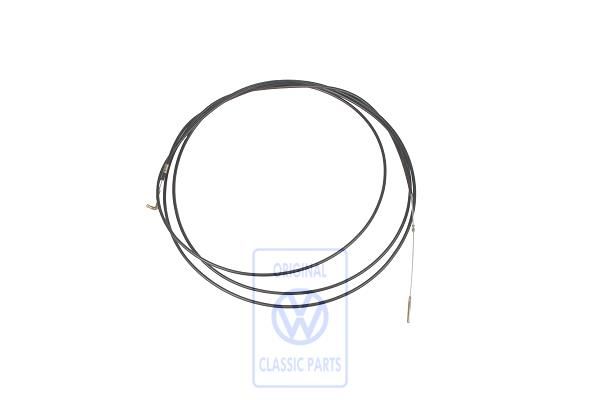 Volkswagen Transporter T2 kabel verwarmingsklep - links, linksgestuurd, 4130 mm