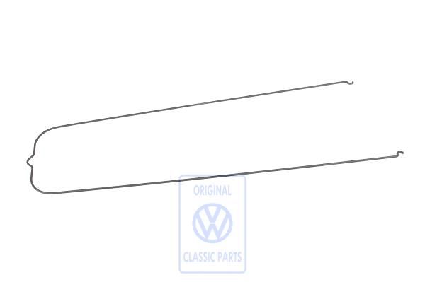 Volkswagen Transporter T3 spandraad motorluik (diesel)