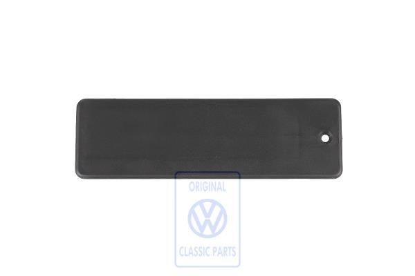 Volkswagen afdekking airco - links, satijnzwart