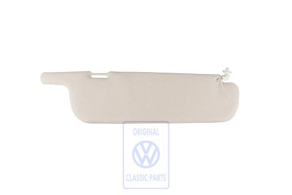 Volkswagen Transporter T3 zonneklep zonder spiegel voor schuifdak - rechts, grijsbeige