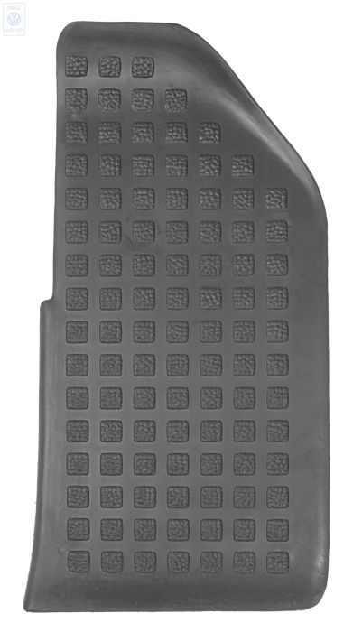 Volkswagen rubberen instapbekleding - links, zwart