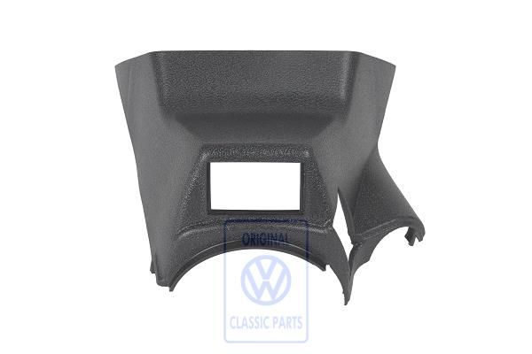 Volkswagen Transporter T3 stuurkolombekleding boven - satijnzwart