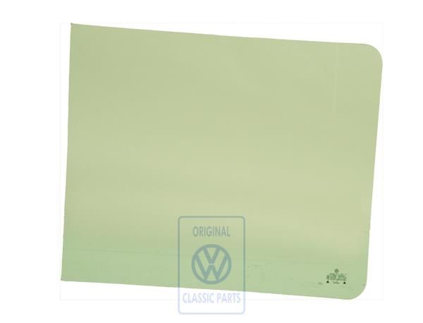 Volkswagen Transporter T3 zijruit vast 477 x 399,5 mm - groen