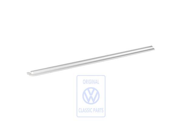 Volkswagen Transporter T3 klikrail schuifraam - linksvoor, chroomkleurig