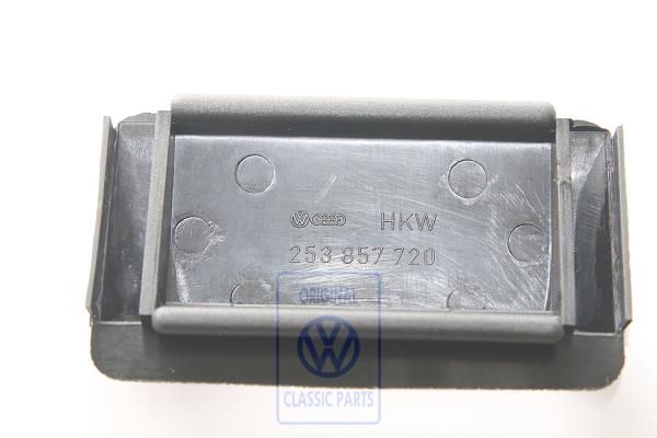 Volkswagen Transporter T3 afdekking driepuntsgordel - satijnzwart