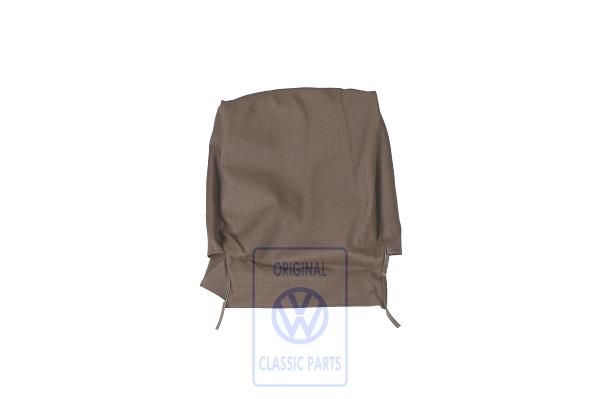 Volkswagen Transporter T3 rugleuningbekleding klapleuning - rechts, bruin kunstleer