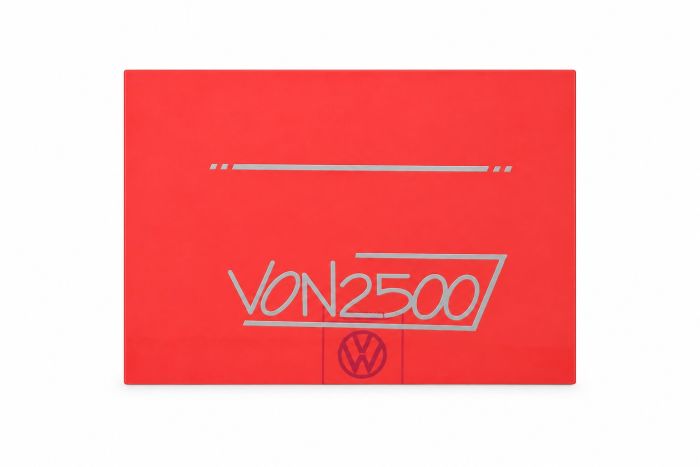 Volkswagen Transporter T3 sticker '... van 2500' voor portier