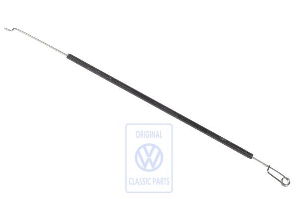 Volkswagen LT Mk1 bedieningskabel ontwasemingsklep - 261 mm, rood