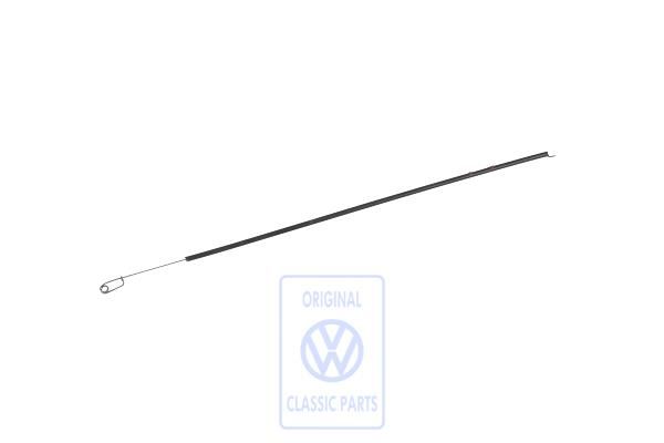 Volkswagen LT Mk1 voetruimteklepkabel 435 mm - blauw