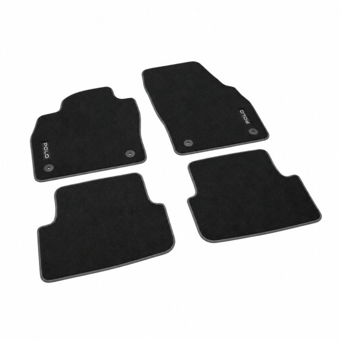 Volkswagen Polo 6 (2G) velours mattenset - zwart