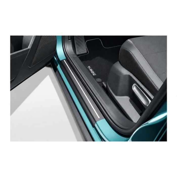 Volkswagen T-Roc (2GA) beschermfolie instaplijst - zwart/zilver