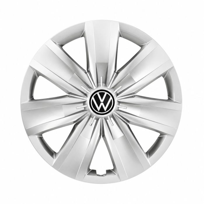 Volkswagen T-Roc (2GA) wieldop - chroomglans/zwart/fijnzilver