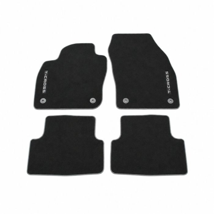 Volkswagen T-Cross (2GM) velours mattenset - zwart