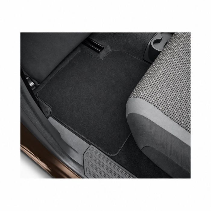 Volkswagen Amarok (2H) velours mattenset - achterzijde - satijnzwart