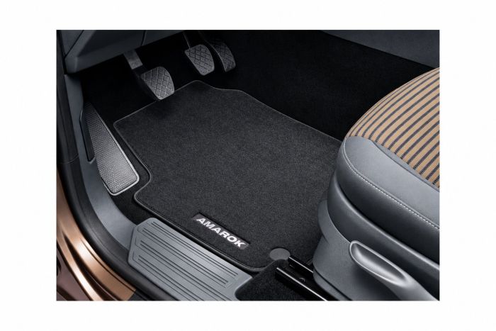 Volkswagen Amarok (2H) velours mattenset - zwart