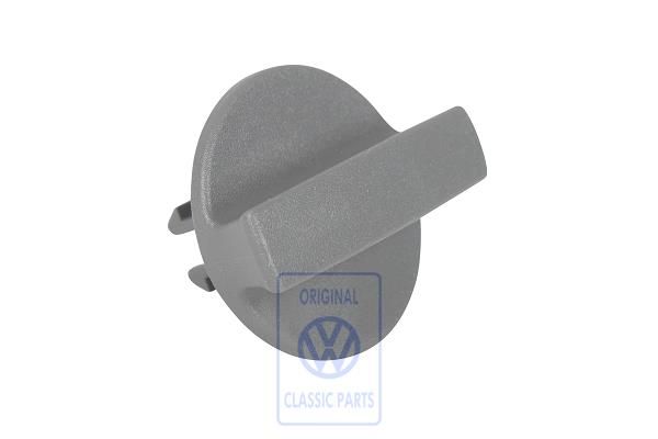 Volkswagen Caddy 3 (2K) draaiknop vloerbekleding - grijs