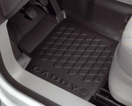 VW bedrijfswagens Caddy 3 (2K/SA) all-weather mattenset - antraciet