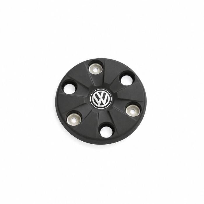 VW bedrijfswagens Crafter (SY) wieldop - wieldop satijnzwart/chroomglans/ reflexzilver