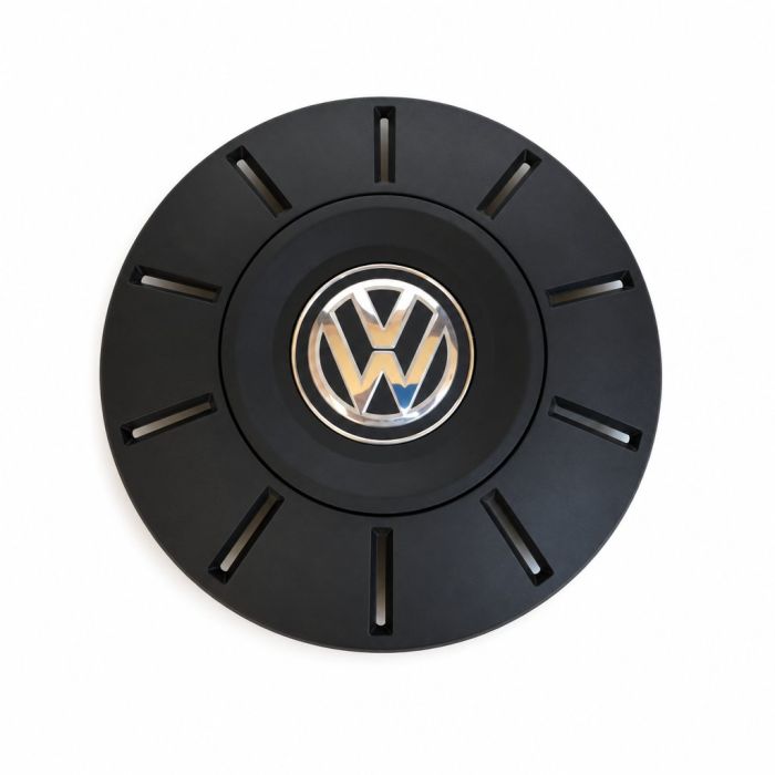 VW bedrijfswagens Crafter (SY) wieldop - wieldop satijnzwart/chroomglans/ reflexzilver