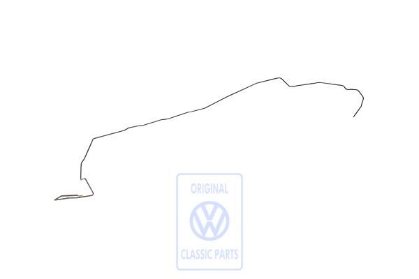 Volkswagen Passat B2 (32B) brandstofleiding verdeler naar brandstofpomp (K-Jetronic)