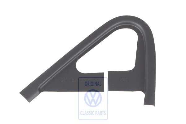 Volkswagen Passat B2 sierinleg onder buitenspiegel - links, zwart