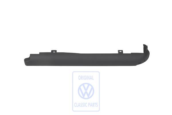 Volkswagen Passat B4 geleiderail bagageruimteafdekking - rechts, zwart