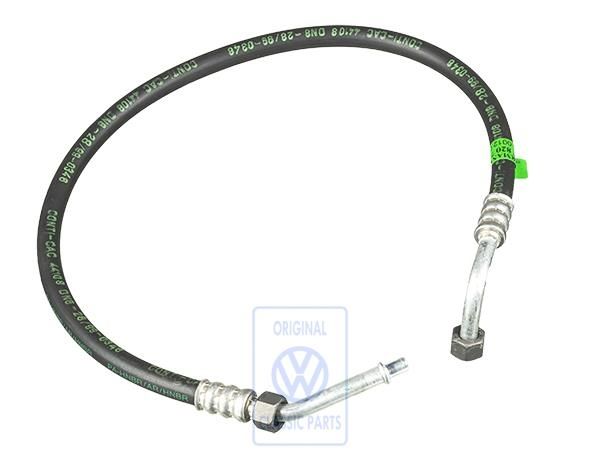 Volkswagen Passat B3 koelmiddelslang reservoir naar condensor