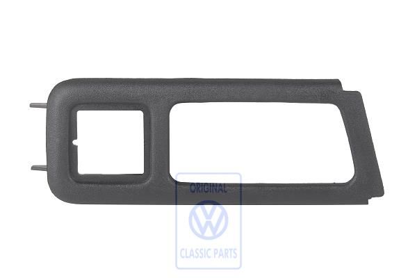 Volkswagen Passat B3 afdekking spiegel- en raambediening - links, satijnzwart