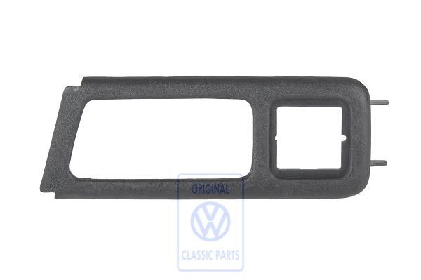 Volkswagen Passat B3 afdekking spiegelverstelling - rechts, satijnzwart