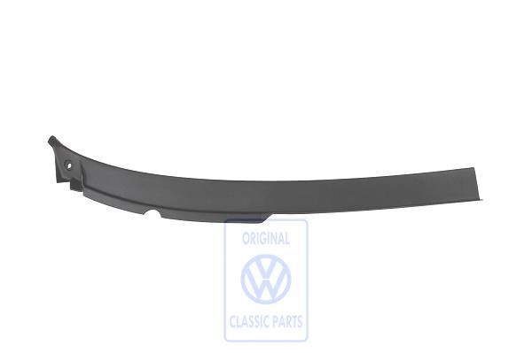 Volkswagen Passat B3 bekleding voorruitframe - rechts, rallyzwart