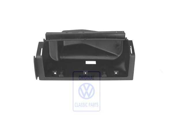 Volkswagen handschoenenkastje met airco - zwart, links gestuurd