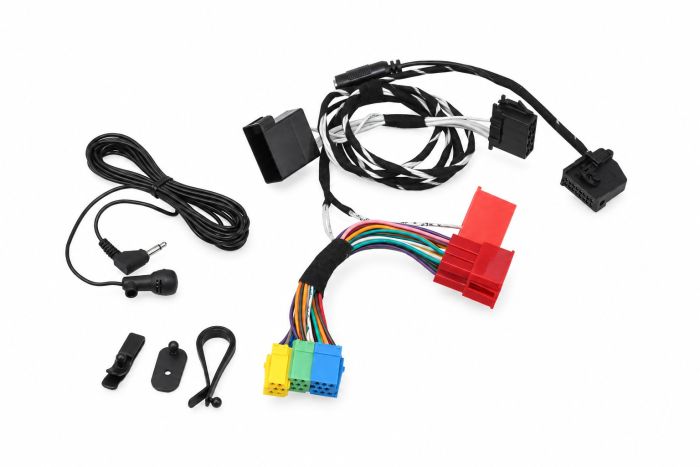 Kabelset als reserveonderdeel voor FISCON handsfree-kit "Basic" Mini ISO voor Audi, SEAT