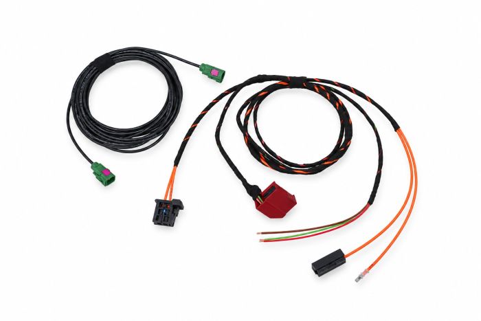 Kabelset TV-tuner voor Audi A8 4E inclusief fiber optic voor MMI 3G