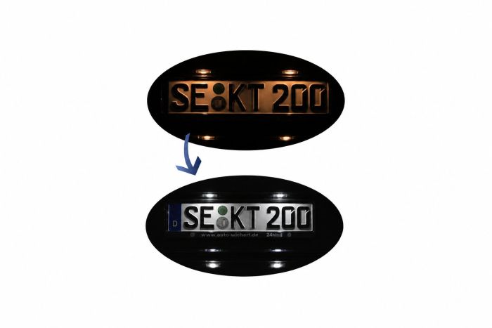 Complete LED-kentekenverlichting set voor Audi A6, A7 4G