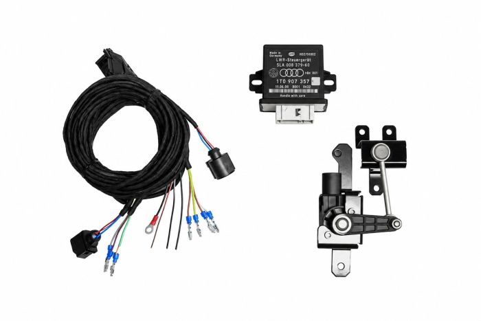 Retrofit-koplampen met automatische niveauregeling en LED dagrijverlichting voor Audi Q3 8U