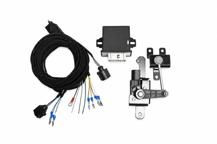 Retrofit-set automatische nivelering voor koplampen voor Audi A3 8V met electr. demperregeling